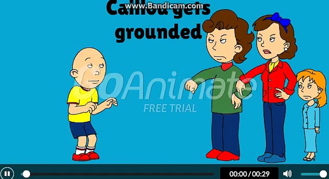 Caillou gets grounded Intro