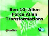 Ben 10 alien force transformations