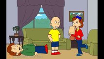 Caillou Beats His Dad Up Gets Arrested