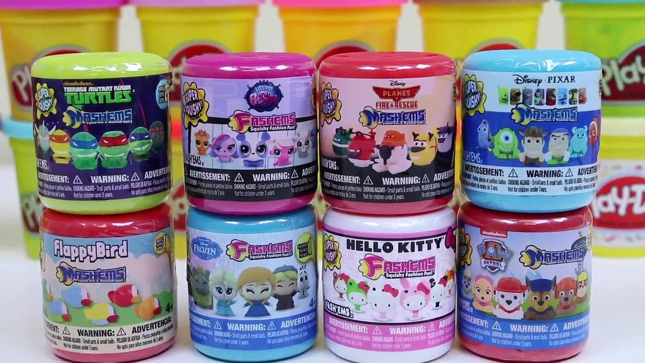 NEW FashEms & MashEms Paw Patrol Disney Frozen TMNT Hello Kitty Planes LPS Pixar Finding Nemo!