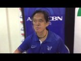 Post-game inteview with Ateneo coach Oliver Almadro after win over NU in UAAP men's volleyball