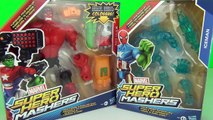 Red Hulk vs Iceman Hulk Smash Superhero Mashers Toy Unboxing Video