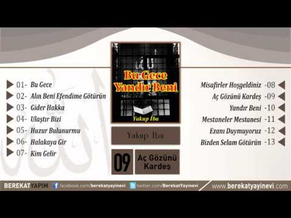 Yakup İba - Aç Gözünü Kardeş