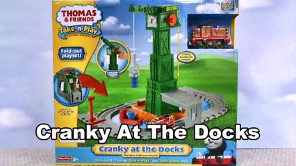 Descargar video: Cranky At The Docks Spongebob Squarepants Take N Play Kids Thomas The Train Toy Train Set Salty