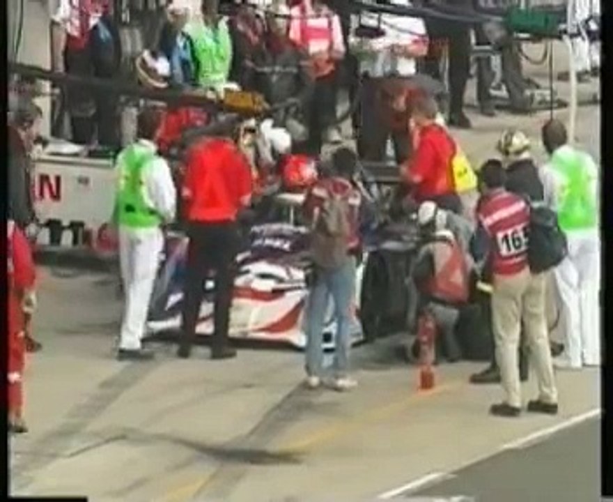 Le Mans 99 Mercedes CLR GT1 Crash Live