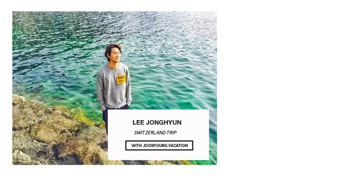 160229 Joonyoung Vacation with CNBLUE Lee Jonghyun at Switzerland #1