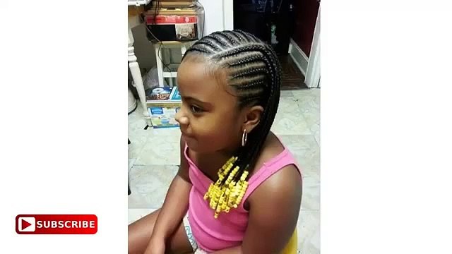 Cute Black Braided Hairstyles for Little Girls