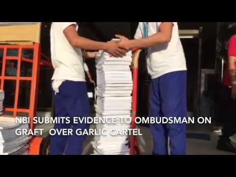 NBI submits evidence to Ombudsman on graft raps over garlic cartel
