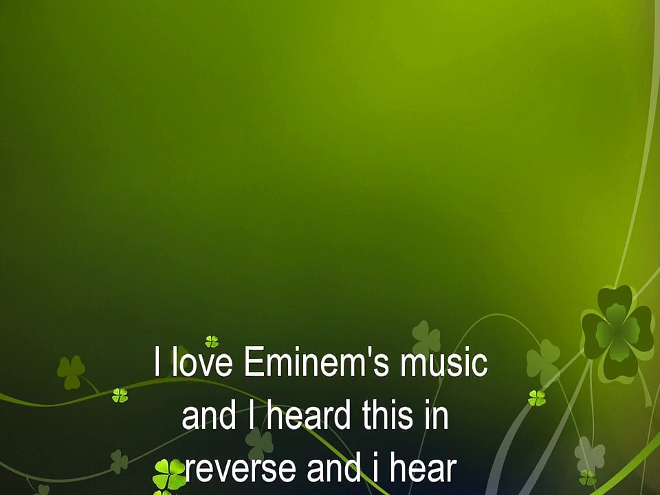 The Real Slim shady Backwards