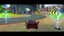 *FUNNY* Lightning McQueen Cars 2 & his friends Tow Mater Francesco Bernoulli Drifts Races !