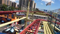 Coney Island. The Tickler, roller coaster ride. 8/13/15