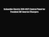 [PDF] Schneider Electric 809-0921 Control Panel for Freedom SW Inverter/Chargers [Read] Full