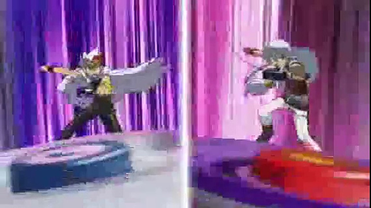 Beyblade Metal Fusion earth Eagle vs L-Drago