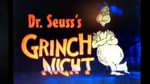 Opening and Closing to Dr. Seusss Grinch Night Sing-Along Classics VHS 1996