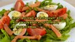 Салат из рукколы, помидоров и перепелиных яиц