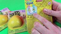 Spongebob Squarepants Surprise Easter Eggs Opening / Mega Blocks