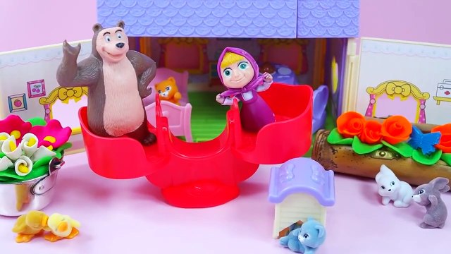 Macha et lOurs de langlais de lÉpisode complet n° 9! Des fleurs pour Masha - 2016