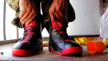 Air Jordan 7 Marvin the Martian On Foot!