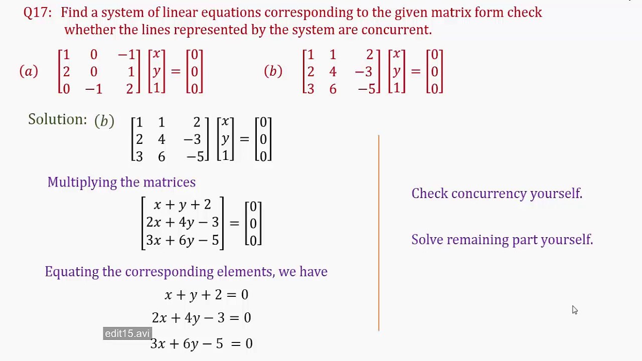 How to find the angle between two lines ?