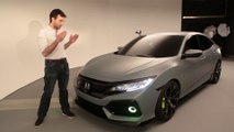 Découverte de la Honda Civic Hatchback Concept 2016