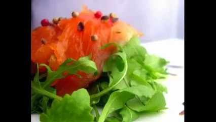 Соленая форель со специями