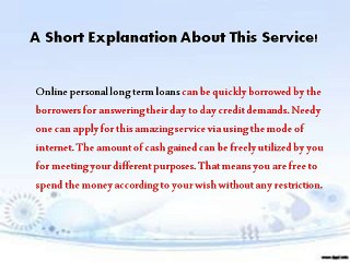 Online Personal Loans- Get It By Using The Connectivity Of Internet