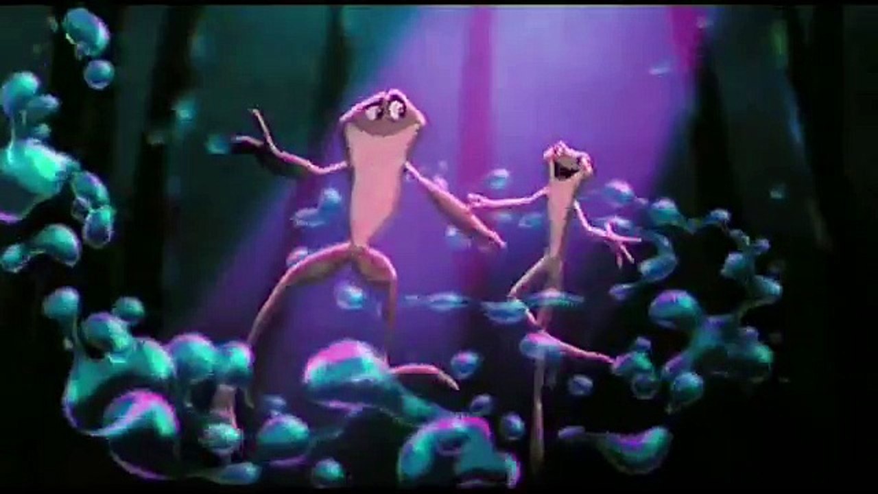 Scene uit De Prinses En De Kikker - Mij mooie Evangeline(Ma Belle Evangeline)