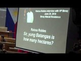 Audio recording of Binay interview‎ on Batangas property bared