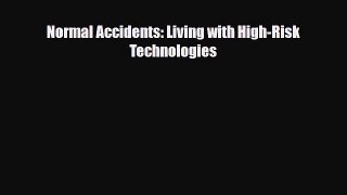 [PDF] Normal Accidents: Living with High-Risk Technologies Download Full Ebook