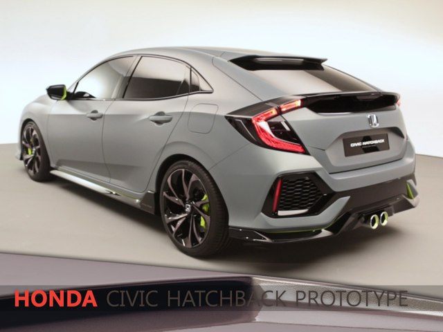 Honda Civic 5 portes concept en direct du salon...