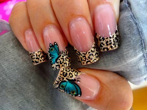 Uñas decoradas Mariposas animal print - Animal print butterflies Nails  Design – Видео Dailymotion