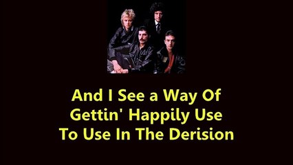 Another One Bites The Dust BACKWARDS with Lyrics