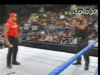 The Rock Confronts Hulk Hogan