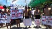 Naked protesters slam gov't circus