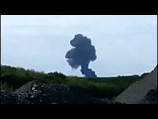 Amateur video appearing to show explosion from plane crash