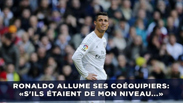 Cristiano Ronaldo allume ses coéquipiers: «S'ils étaient tous de mon niveau...»