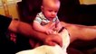 Dogs and babies funny videos Dogs is pulling little kids by his feet Dogs and babies doing funny