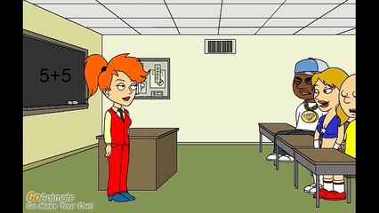Caillou escapes school and gets grounded