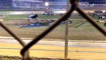 Tim Keading celebrates in spectacular fashion after winning Premier Speedway Warrnambool, Vic, Aus!!