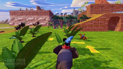 Frozen Anna Disney princess, Mickey Mouse and Thor Superhero Gameplay like a Movie + Kids