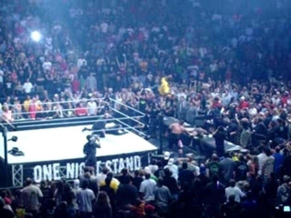 Shane McMahons jump at One Night Stand!