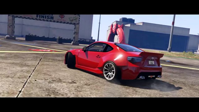 GTA 5 - Airport Gymkhana Drift Montage (Rocket Bunny GT86)