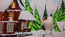 Frozen Olaf Plays Disney Infinity 3.0 Video Game Learns to Drive with Funny Moments. DisneyToysFan