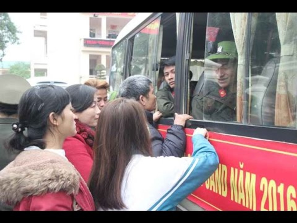 Háo hức ngày nhập ngũ thực hiện nghĩa vụ công an