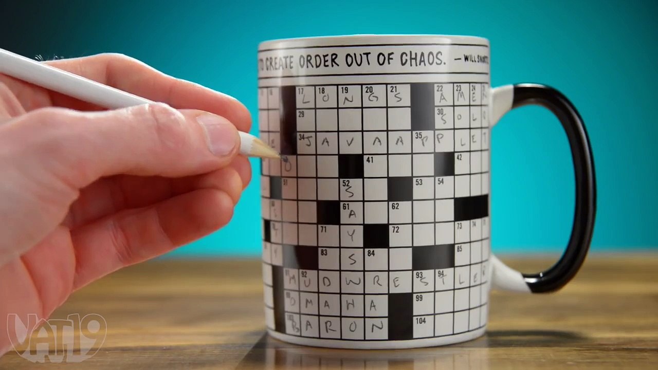 Crossword Puzzle Coffee Mug