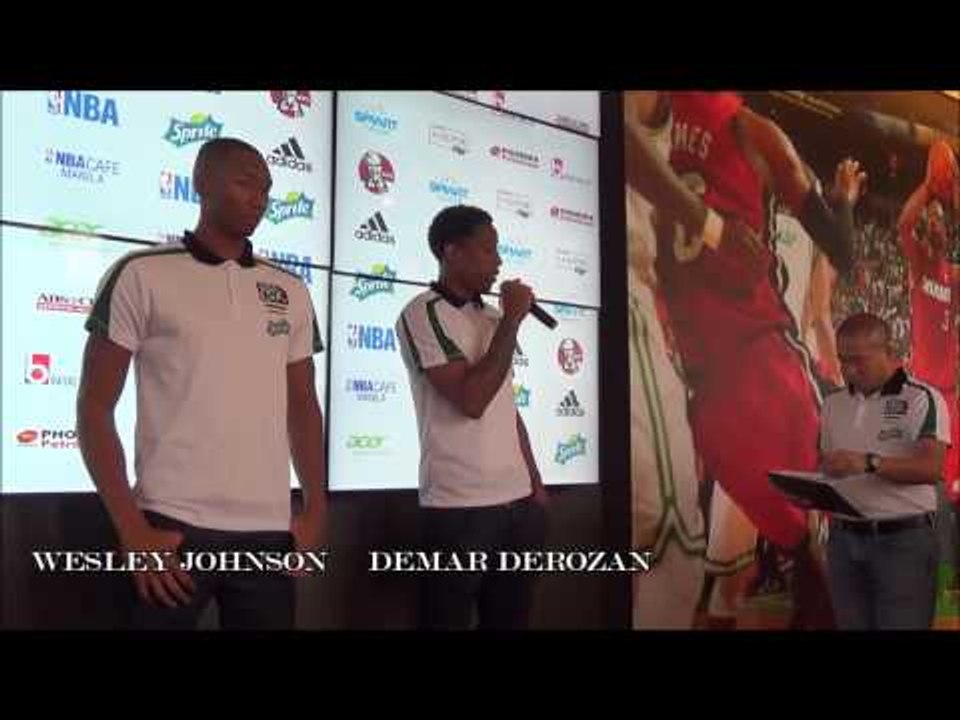 'Hard working, dedicated' stars DeRozan, Johnson converge for NBA 3X