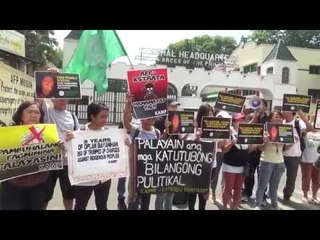 Free environmentalist, fair treatment for Rosal, militants demand