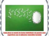 Umbra - Adhesivos decorativos para la pared con diseño de libélulas (20 unidades) color blanco