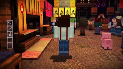 [WHO THE F$#& IS THAT?] MINECRAFT STORY MODE GAMEPLAY #3