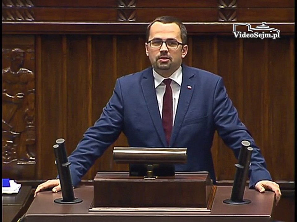 Poseł Marcin Horała - Oświadczenie z dnia 25 lutego 2016 roku.